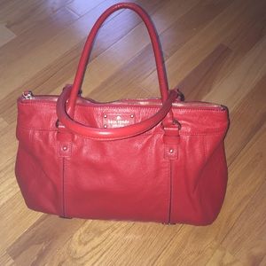 Red kate spade bag
