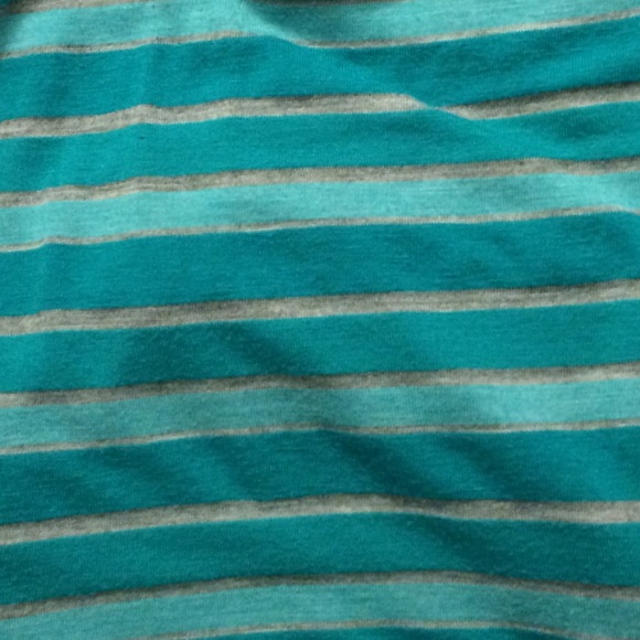 deep cowl neck striped shirt - Picture 3 of 3