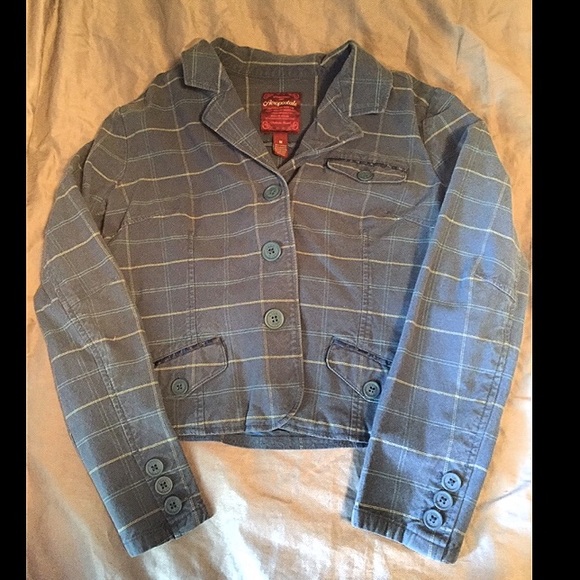 Aeropostale blue striped jacket