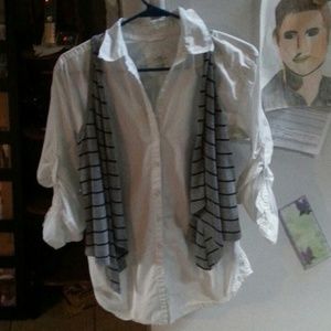 Striped casual/or dressy vest
