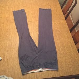 Navy slacks. Perfect for work.