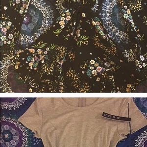 Three rompers one cute tribal shirt ❤️ bundle