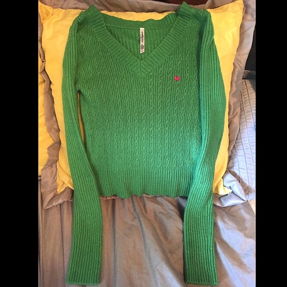 Aeropostale green sweater