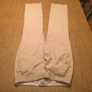 Khaki slacks. Perfect for work.