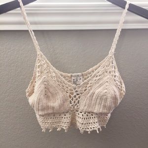 Urban Outfitters Cropped crochet top