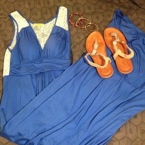 Lace back Maxi Dress