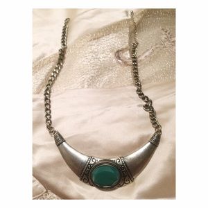 Free People gem stone gypsy necklace