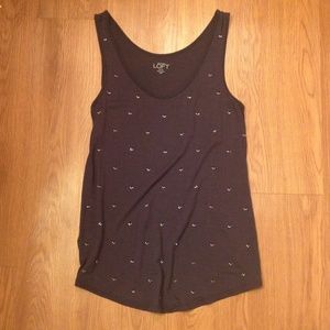 LOFT embellished tank top