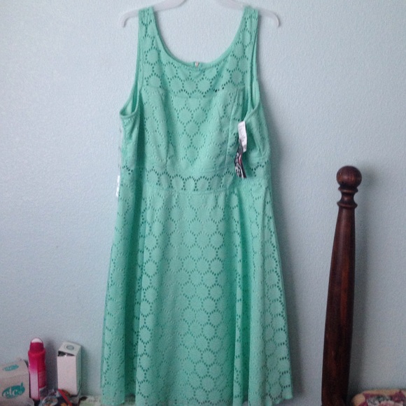 Mint colored dress