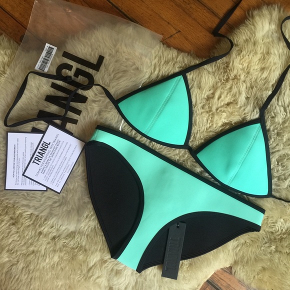 triangl swimwear Other - Triangl Miami mint Chloe bikini Sz M