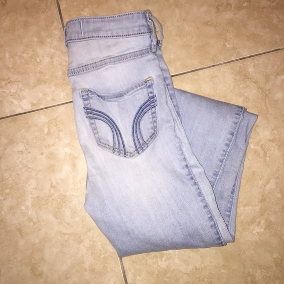 Light Wash Highwaisted Hollister Jeggings