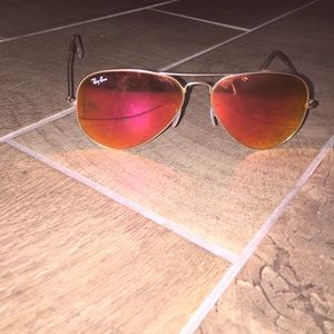 Ray ban orange flash lenses