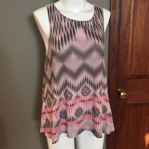 Tribal print tank