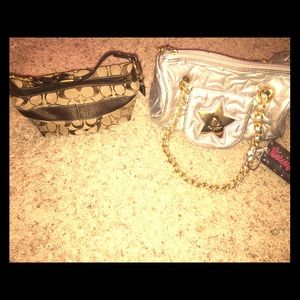 Coach purse & Betsy Johnson purse!