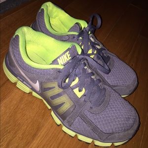Designer Grey/Lime Nike Dual Fusion Running Shoes