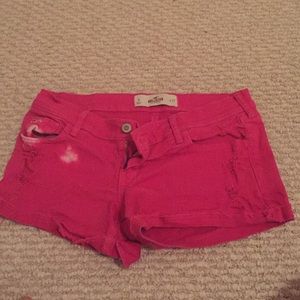 Hot Pink Hollister Shorts