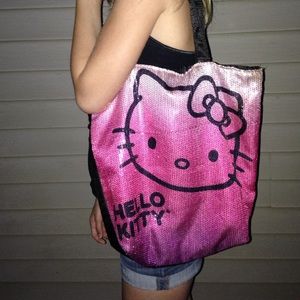 Pink & Black Hello Kitty Bag