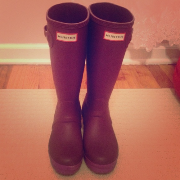 💕 Purple Hunter Boots