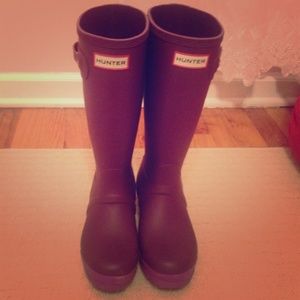 💕 Purple Hunter Boots