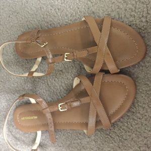 cute tan sandals
