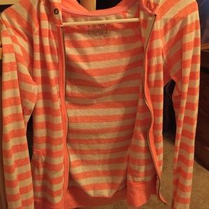 Striped hoodie/sweater w/ hood