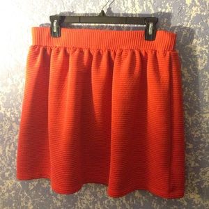 NWOT urban outfitters red/orange skater skirt