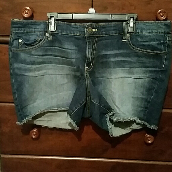 Denim shorts