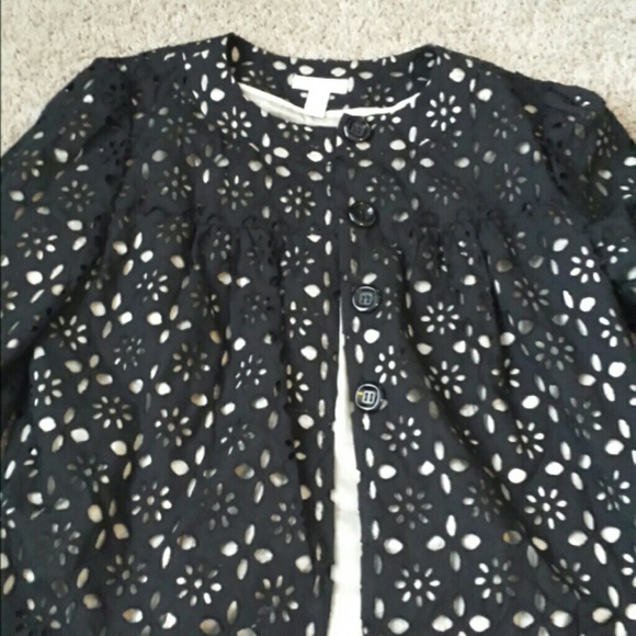 Charter Club black and tan blazer