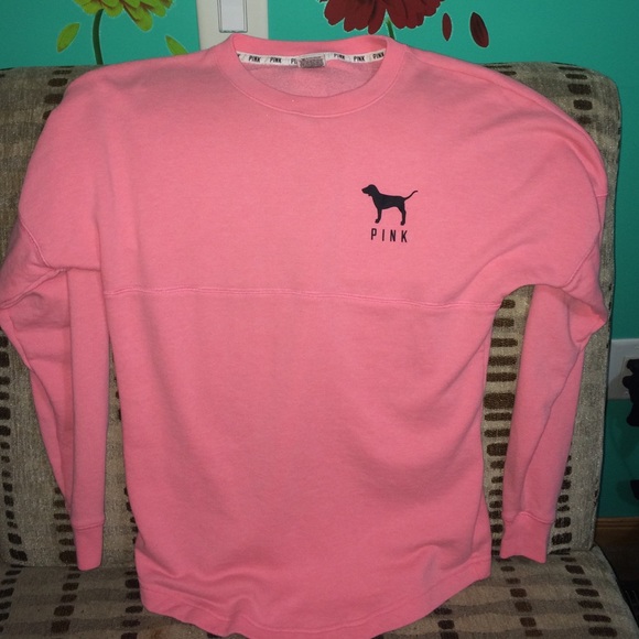 Victoria secret pink varsity crew neck