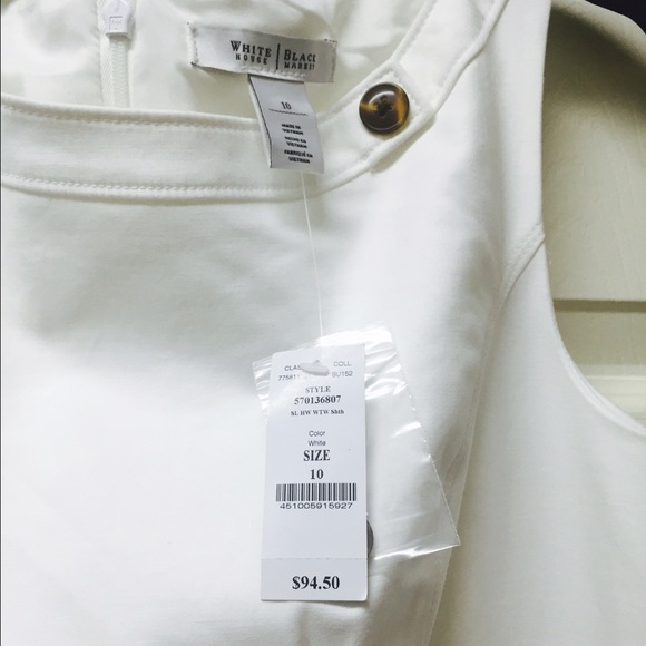 White House black market white dress kneelength$40 - Picture 4 of 4