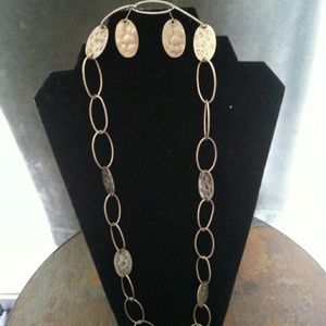 Antiqued Brushed Metal Set