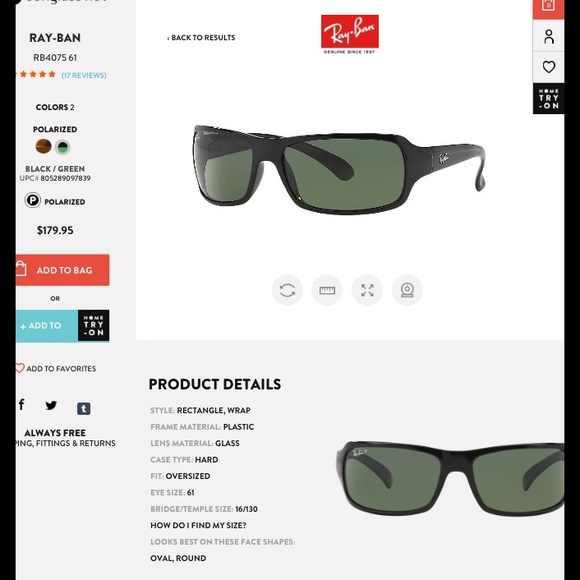 Ray-Ban RB4075 Black