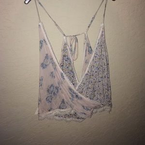 Free People Floral Tank