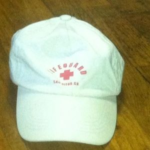 Vintage pillow core lifeguard baseball cap