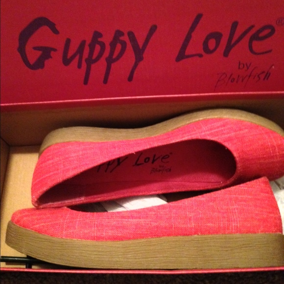 Red never worn Guppy Love Shoe