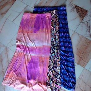 Bundle of three maxi skirts
