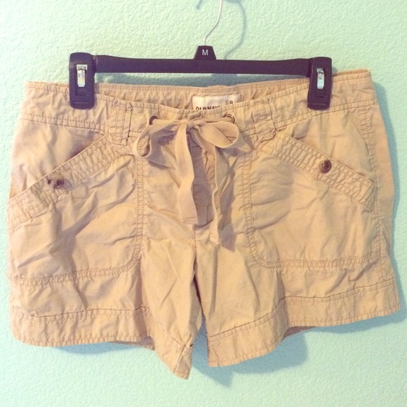 Khaki Old Navy Shorts with Drawstring