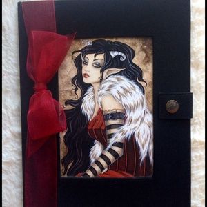 NWOT. Black Velvet Fairy Journal/Sketchbook