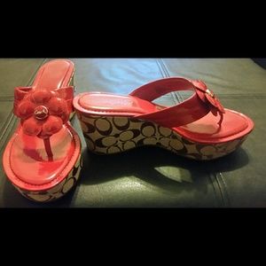 💄👠Coach Harley Wedge Shoes, like new!👠💄😊
