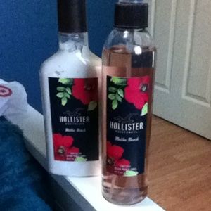 Hollister lotion and perfume