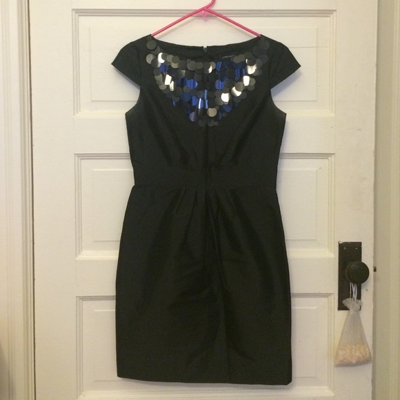 Adrianna Papell Cap Sleeve Sequin Cocktail Dress