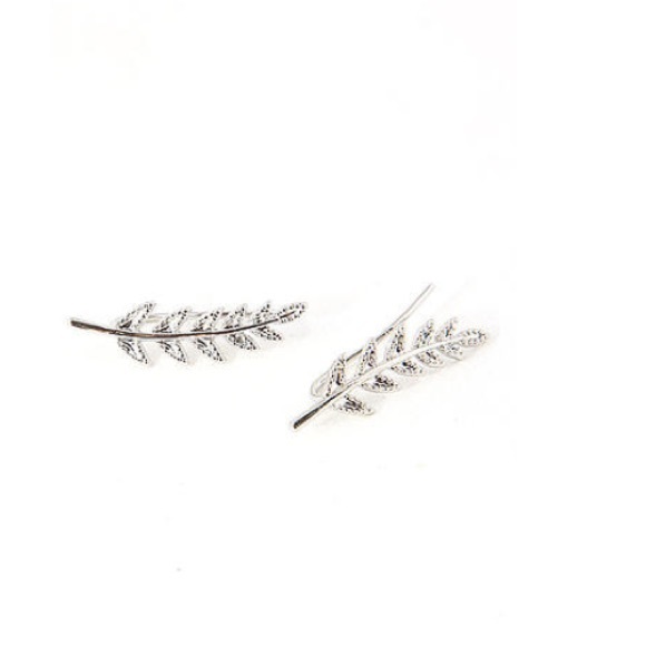Small tree branch earrings