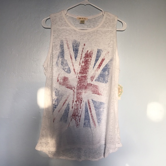 Macy's British Flag Tank Top - Picture 1 of 1