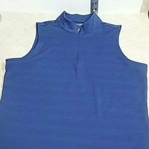 Dark blue women's sleeveless top, medium