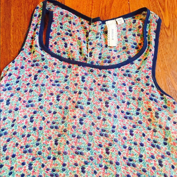Flowy flower tank top
