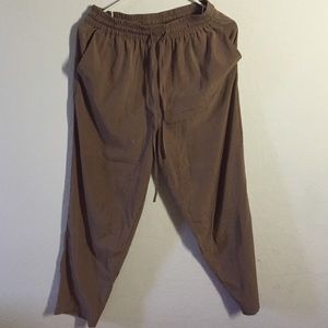 Light brown woven pants