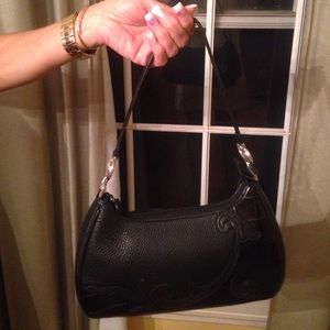 Black with silver hardware Brighton purse