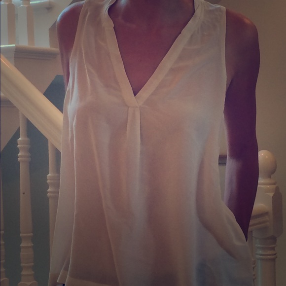 Jodie white tank top
