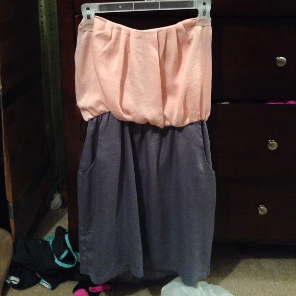 Strapless dress