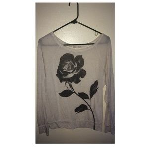 Forever 21 slouchy rose shirt